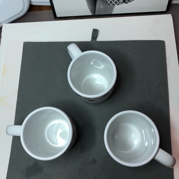 PAMPERED CHEF SIMPLE ADDITIONS DOTS MUG SET of 3 - Picture 3 of 10